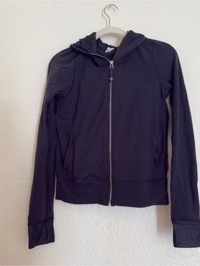 Lululemon Women's Namaskar 6 Black Zipup Hooded Jacket